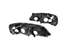 Pair Black Headlights Head Lamps For Holden Astra TS 1998-2006