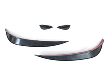 Glossy Black Front Bumper Side Canard Set for VW Golf MK6 GTI 2008-2012