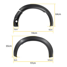 6pcs Matt Black Fender Flares Guard w/ Sensors Cutout for Ford Ranger PY NEW-GEN Wildtrak 2022-2025