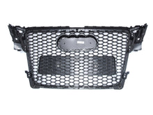 RS4 Style Honeycomb Black Front Grille For Audi A4 S4 B8 2009–2012