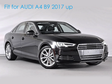 Matte Chrome Mirror Cover Caps Replacement For Audi A4 S4 RS4 B9 A5 S5 RS5 2018-2024