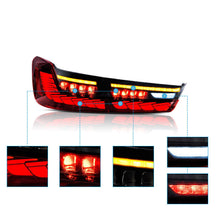 Pair Cherry Red OLED Tail Lights for BMW 3 Series G20 G80 M3 GTS 2019-2022