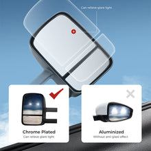 2x L+R Extendable Towing Mirrors Manual for Nissan Patrol GU Y61 1997-2016