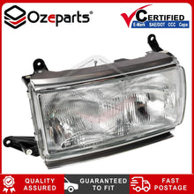 Pair LH+RH Head Light Front Lamp For Toyota Landcruiser J80 Sahara 1990~1994