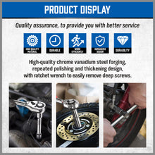 108Pcs Socket Ratchet Wrench Set Spanner External Torx Screwdriver Bit 1/2" 1/4"