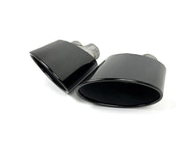 Upgrade Twin Exhaust Muffler Tips For Audi S3 S4 S5 S6 RS Look Gloss Black