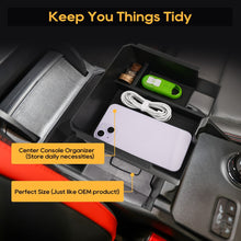 Car Center Armrest Storage Box Organizer Tray For 2022-2025 Ford Ranger