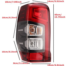 Pair LED Tail Light Rear Lamp For Mitsubishi Triton MR GLS 2019-2021