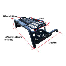 F19 Sports Bar Cargo Tub Rack Mesh Basket Universal Fits Hilux Ranger Most Ute F