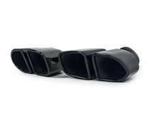 Square Exhaust Pipe Tips Black fit for Porsche Cayenne Base 2015 2016 2017 2018