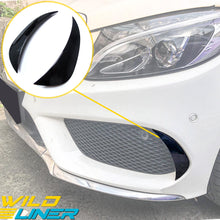 Front Bumper Flags Canards Splitter Kits Fit For Mercedes W205 C205 S205 2014-2018