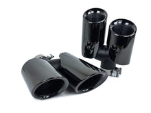 Black/Chrome Exhaust Tips for 2014-2018 Porsche Macan Base 2.0L et87