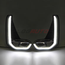 For 2020-2024 Toyota Hilux Revo LED DRL Daytime Running Light Fog Lamp Chrome W/ Turn