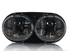 5.75" Dual LED Headlight Projector Fits For Harley Touring Road Glide 1998-2013