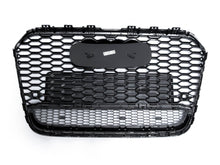 Glossy Black Front Mesh Grille Grill For Audi A6 S6 C7 2012-2015 fg66