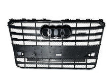 For 2015-2018 Audi A8 W12 Chrome Front Bumper Grille Mesh Grill