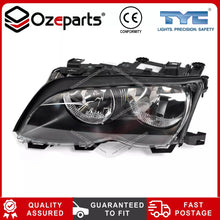 LH Left Head Light (Non Xenon) + Corner Lamp Silver For BMW 3 Series E46 Sedan/Wagon 2001-2005