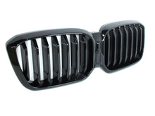 For 2022+ BMW X3 G01 X4 G02 Glossy Black Front Kidney Grille Grill w/ Camera fg214