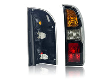 Pair Black Tail Lights Rear Lamps For Nissan GU Patrol Y61 Wagon 2004-2016