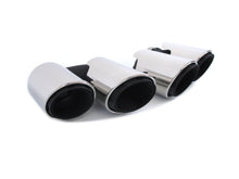 3-Layer Exhaust Tips Tail Pipes For Porsche Macan Base 2.0L 2019-2023 Brushed/Silver/Black