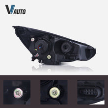 LED Headlights With Demon Eyes Sequential Turn Signal For 2015-2018 Ford Focus
