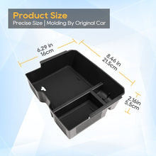 Car Center Console Armrest Storage Box Tray For 2022-2025 Ford Ranger XL