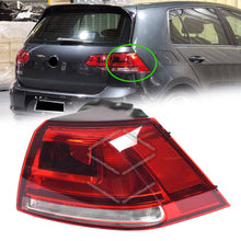 Pair LH+RH Tail Light Lamp Tint NO LED For VW Volkswagen Golf MK7 Hatch 2013-2017 (103TDI, 110TDI, GTI)