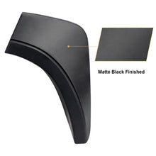 6pcs Matte Black Fender Flares Guard Trim Protector For Mitsubishi Triton MR 2019-2023 Dual Cab