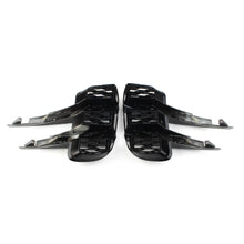 Pair Black Front Bumper Fog Light Grille Cover Bezels For Land Rover Range Rover Evoque L551 2019-2025