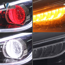 LED Headlights With Demon Eyes Sequential Turn Signal For 2015-2018 Ford Focus