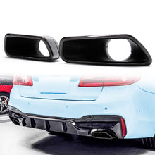 Black Exhaust Muffler Tips for BMW G30 520i 530i 540i Sedan 2017-2019-2023 M-Sport