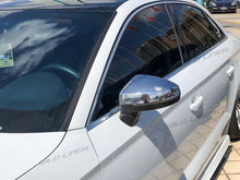 Matte Chrome Side Mirror Cover Caps For Audi A3 8V S3 RS3 2013-2021