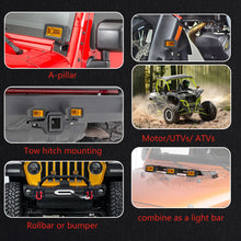 2x 3" LED Work Light Bar Cube Flood Pods Driving Fog Reverse 3000K Pods ATV 4WD