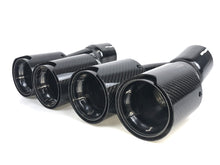 Left+Right For 2017-2023 BMW 525i 528i 530i G30 G31 Carbon Fiber Exhaust Tips Muffler Tailpipe Replacement