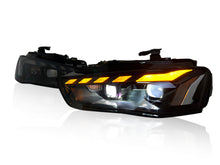 Pair LED Headlights w/ Sequential Turn Signals for 2013–2016 Audi A4 S4 B8.5
