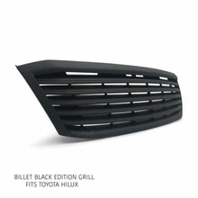 Black Front Grille Billet Style fits Toyota Hilux Ute 2005 - 2008