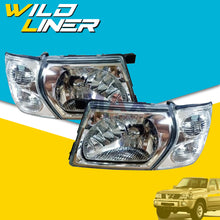 Pair Clear Headlights + Corner Lamps for Nissan Patrol Gu Y61 2001-2004