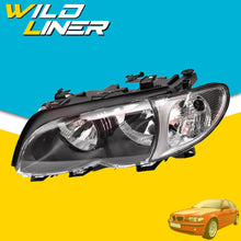 LH Left Head Light (Non Xenon) + Corner Lamp Silver For BMW 3 Series E46 Sedan/Wagon 2001-2005