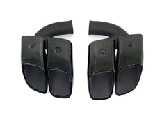 Square Twin Exhaust Tips for Porsche 958.1 Cayenne 92A V6 2011-2014 et214