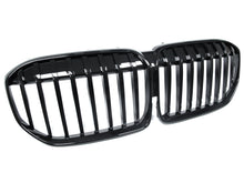 Gloss Black Front Kidney Grille Grill For 2019-2023 BMW G11 G12 LCI 7 Series Sedan 4DR fg173