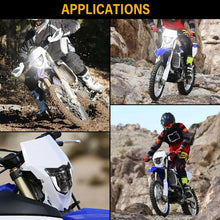 Dirt Bike White LED Headlight Hi/Lo Beam For Yamaha WR250F 450F YZ450F XT Enduro