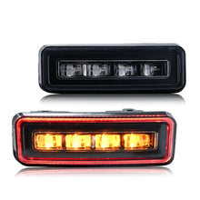 Pair Smoke LED Rear Bumper Brake Lights For Land Rover Defender 90 110 130 L663 2020-2024