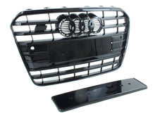 Gloss Black S5 Style Front Bumper Grille For Audi A5 S5 B8.5 2013–2016