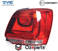 Pair LH+RH Tail Light Lamp For Volkswagen VW Polo Hatch 6R 2010-2014