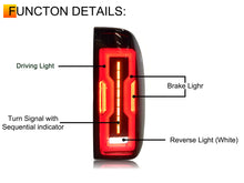 Pair Smoke Black Rear Tail Lights Lamp For Ford Ranger T5 PJ PK XL XLT 2007-2011