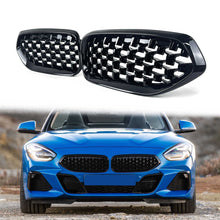For 2019-2025 BMW G29 Z4 Black Diamond Front Bumper Grille Kidney Grill