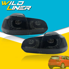 Smoke Black LED Tail Lights SMOKED Rear Brake Lamps For VW Golf VI MK6 GTI R 2010-2014 L+R