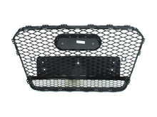 RS5 Style Gloss Black Honeycomb Front Grille For Audi A5 S5 B8.5 2013–2016