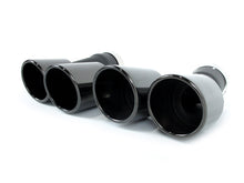 Pair For 2017-2023 BMW 5 Series G30 540i BLACK Twin Exhaust Tips Muffler Pipe