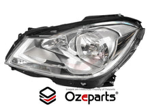 LH Left Head Light Lamp Halogen (Chrome) For Mercedes Benz C Class W204 LCI 2010-2014 Sedan / Wagon / Coupe